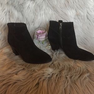HAS Ivana Black Suede Bootie